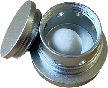 TORNADO's EVO Kit complete snuff bullet dispenser with zero-spill technology - premium aluminum powder dispenser guide